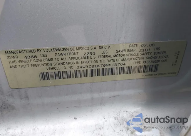 3VWRZ81K79M013704: 42259656