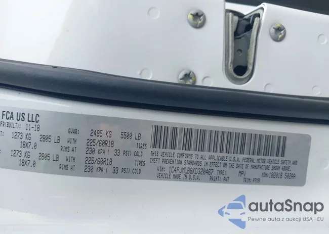 1C4PJMLB8KD320467: 42259659