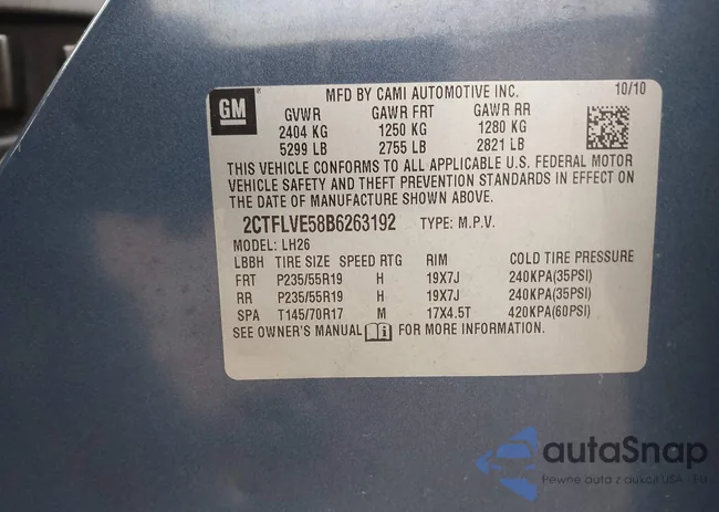 2CTFLVE58B6263192: 42259741