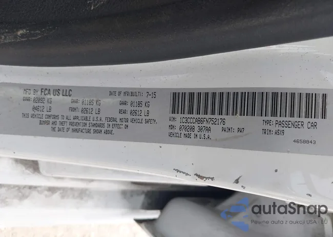 1C3CCCAB6FN752176: 42259124