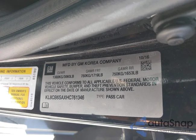 KL8CB6SAXHC761346: 42260605