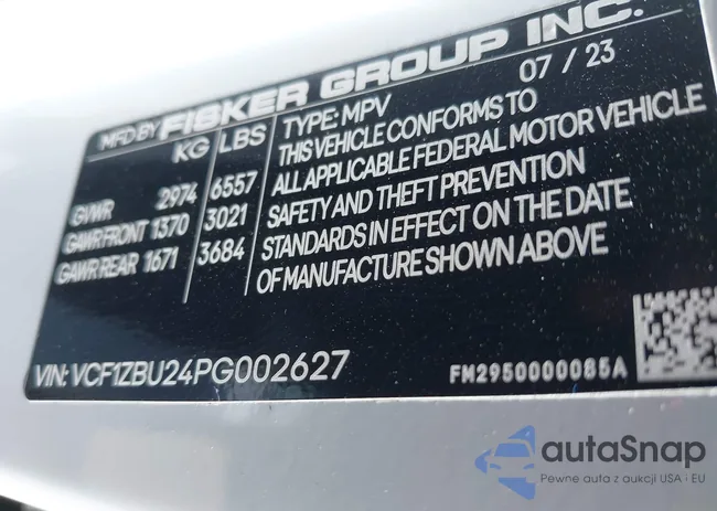 VCF1ZBU24PG002627: 42260683