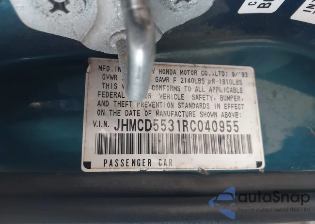 JHMCD5531RC040955: 42260773