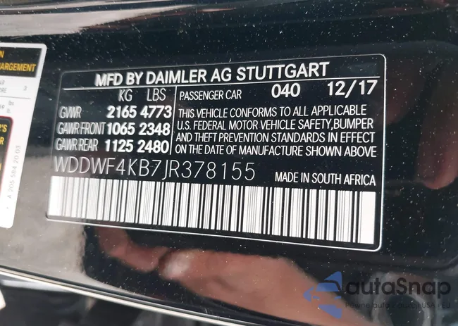 WDDWF4KB7JR378155: 42260842