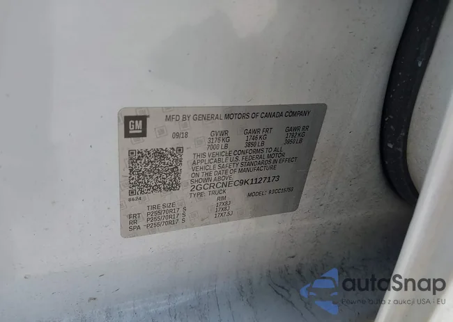 2GCRCNEC9K1127173: 42260894