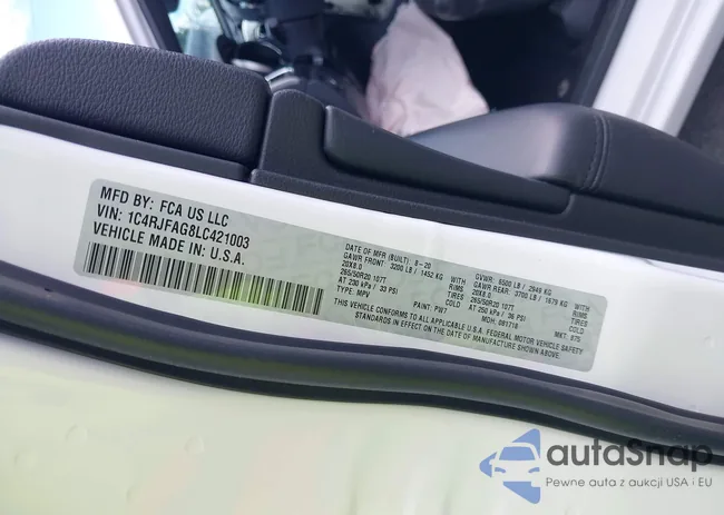 1C4RJFAG8LC421003: 42261449