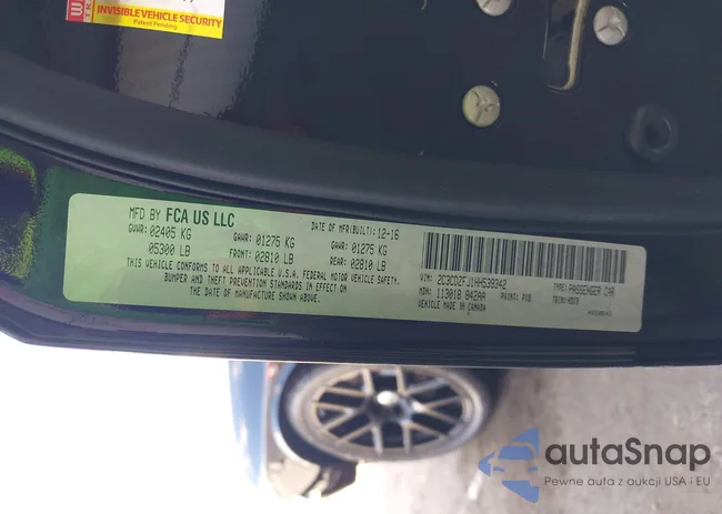 2C3CDZFJ1HH539342: 42261556