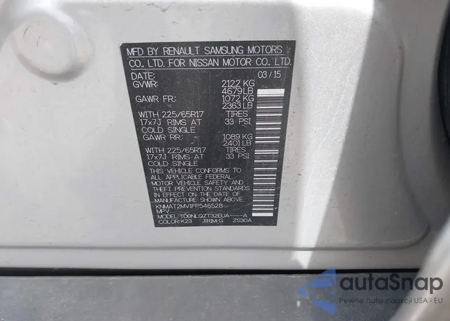 KNMAT2MV1FP546528: 42261170