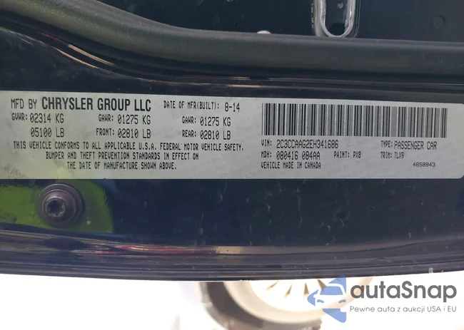 2C3CCAAG2EH341686: 42262805