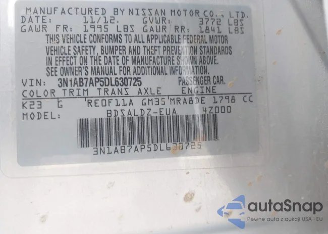 3N1AB7AP5DL630725: 42263510