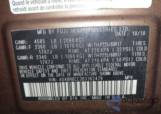 4S4BRBCC3B3362479: 42263513