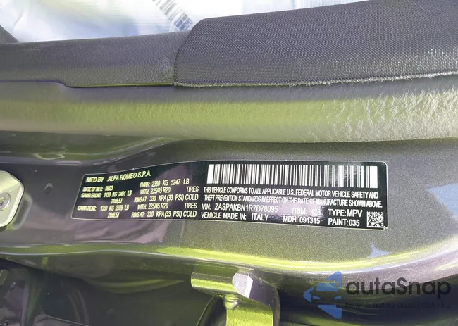 ZASPAKBN1R7D78095: 42263589