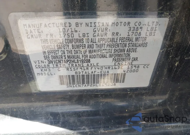 3N1CN7AP2HL819208: 42263653