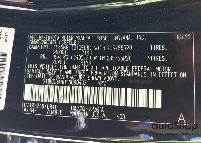 5TDKDRAH8PS000437: 42263661