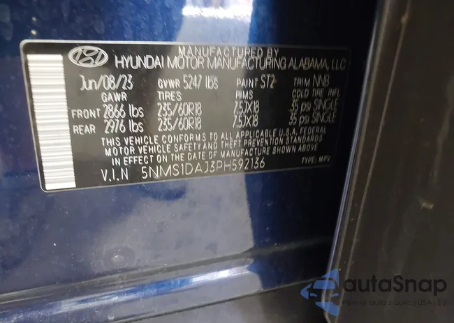 5NMS1DAJ3PH592136: 42263727