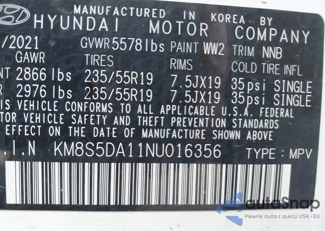 KM8S5DA11NU016356: 42263808