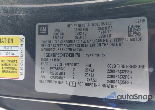 1GCNKPEC4FZ439170: 42263008