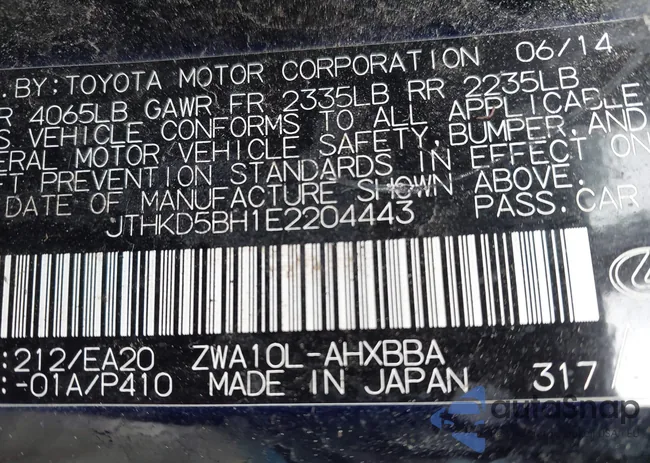 JTHKD5BH1E2204443: 42263161