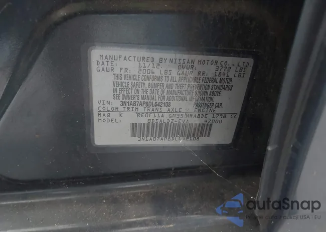 3N1AB7AP8DL642108: 42263167