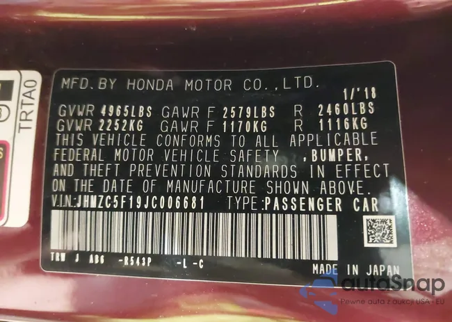 JHMZC5F19JC006681: 42264355