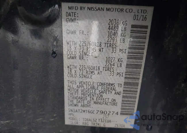 5N1AT2MT6GC790274: 42264370