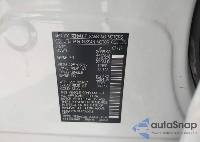 KNMAT2MTXHP610812: 42264507