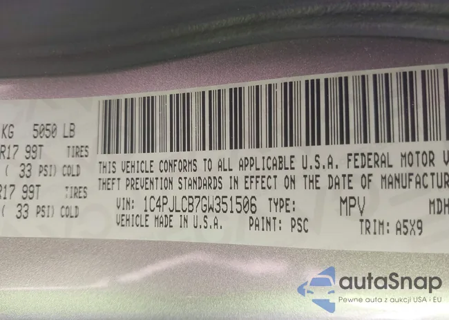 1C4PJLCB7GW351506: 42264579