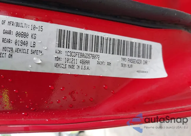 1C3CDFEB0GD578072: 42264653