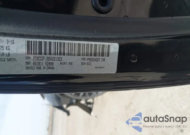 2C3CDZFJ9GH221323: 42264672