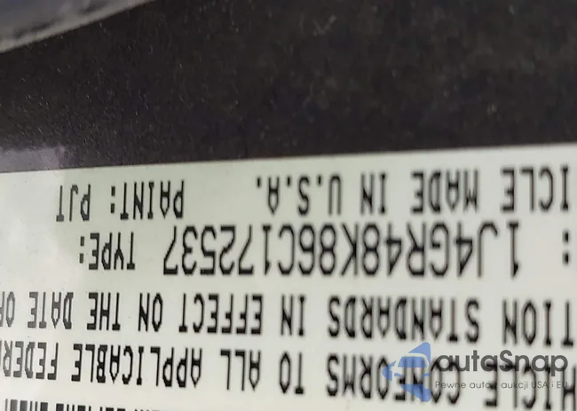 1J4GR48K86C172537: 42264691