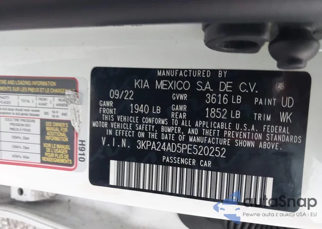 3KPA24AD5PE520252: 42263921