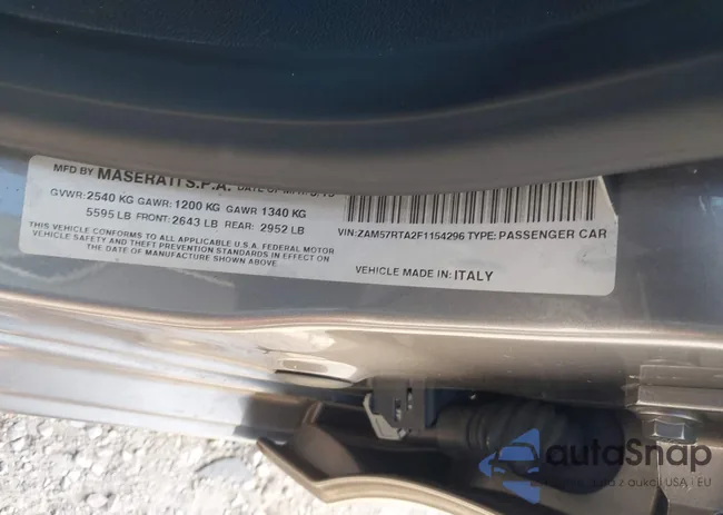 ZAM57RTA2F1154296: 42263935