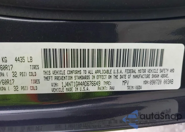 1J4NT1GA4AD676649: 42263943