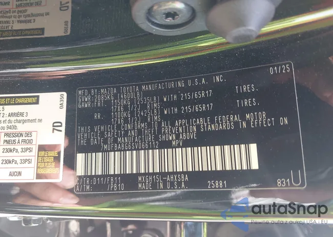 7MUFBABG6SV066112: 42263992