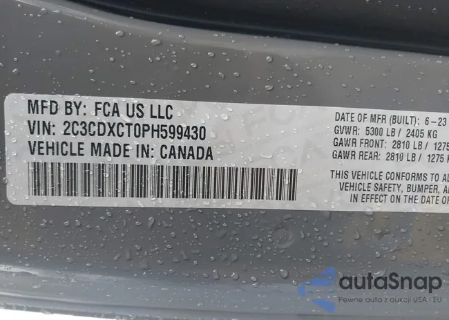 2C3CDXCT0PH599430: 42264027