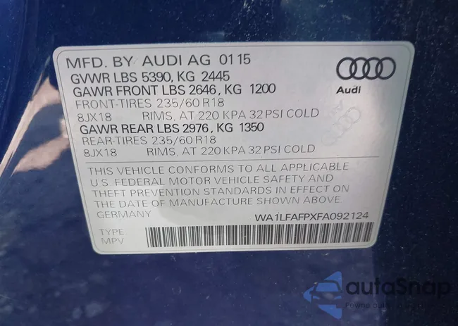 WA1LFAFPXFA092124: 42264167