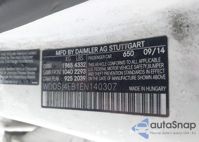 WDDSJ4EB1EN140307: 42265307