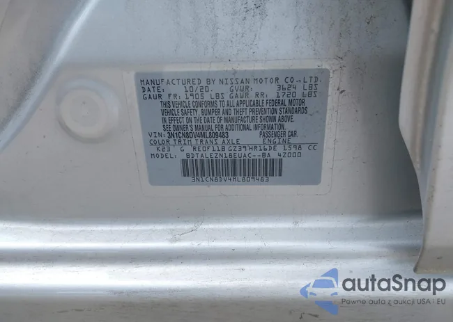 3N1CN8DV4ML809483: 42265649