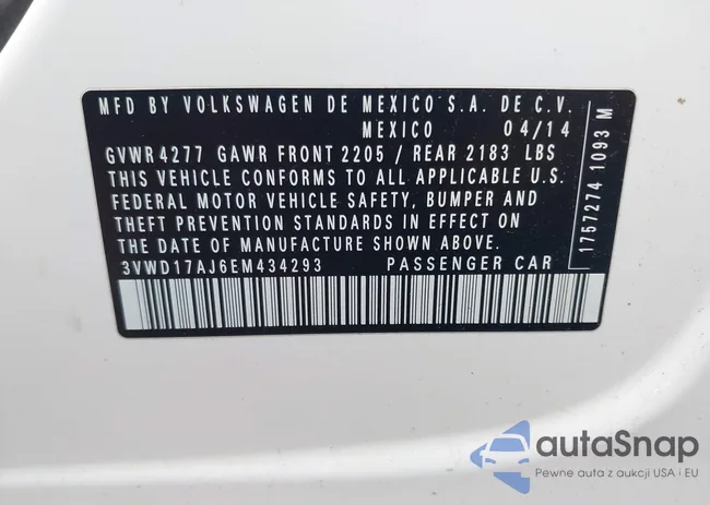 3VWD17AJ6EM434293: 42265696