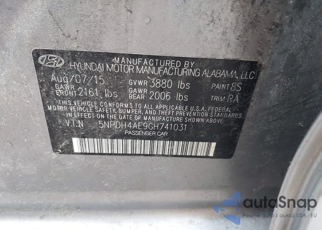 5NPDH4AE9GH741031: 42265713