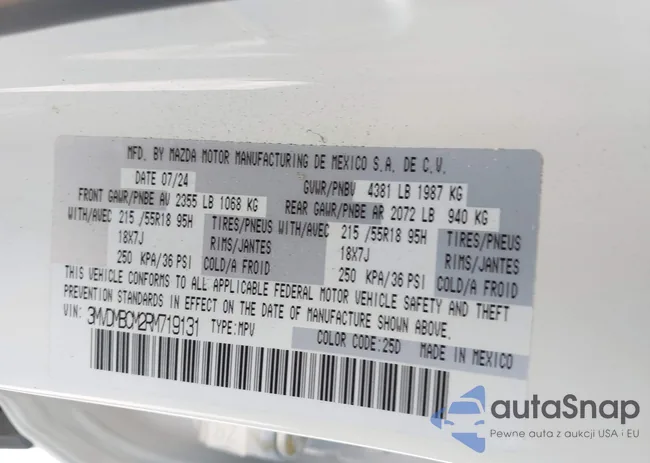 3MVDMBCM2RM719131: 42265739