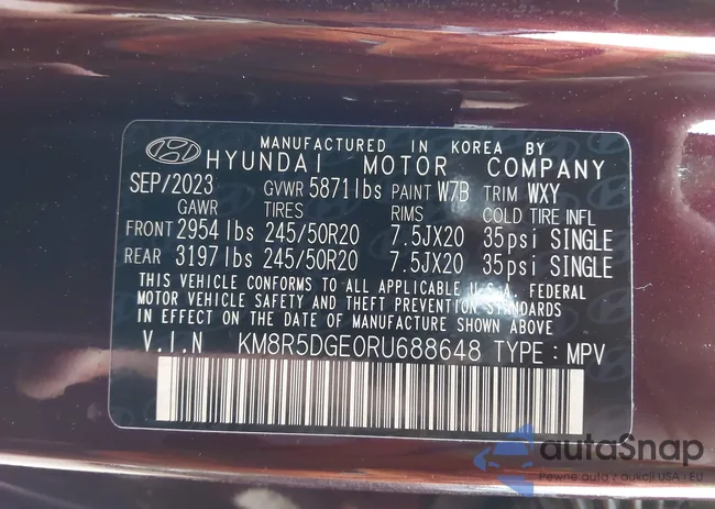 KM8R5DGE0RU688648: 42265769