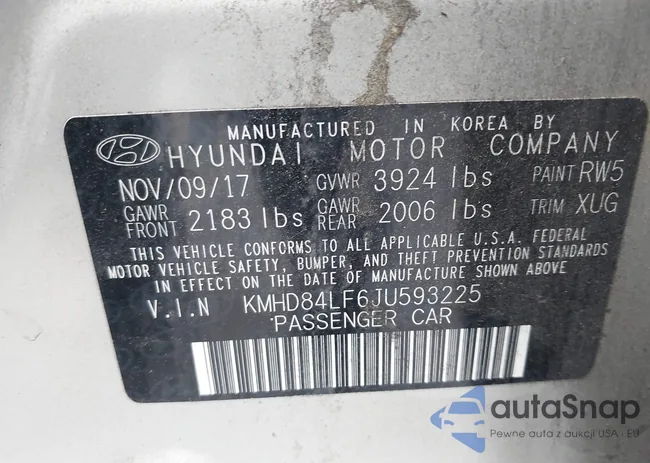 KMHD84LF6JU593225: 42265812