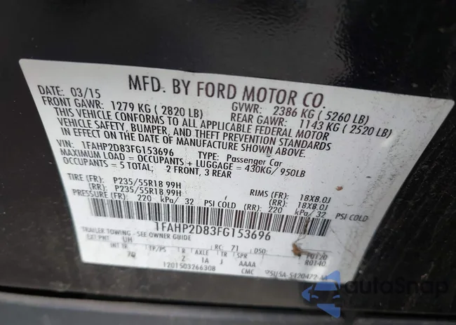 1FAHP2D83FG153696: 42264929