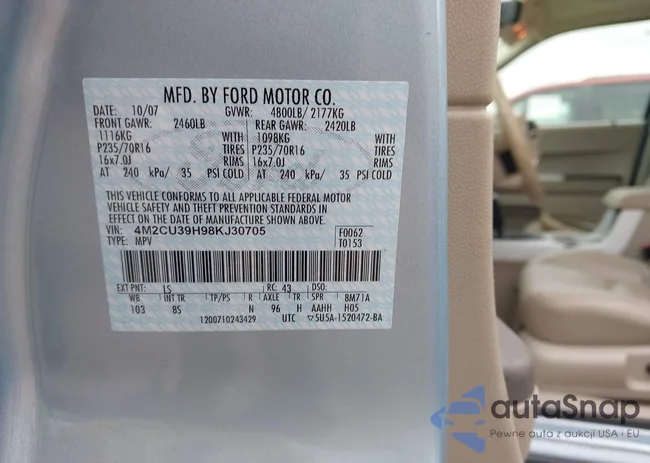 4M2CU39H98KJ30705: 42265080