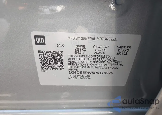 1G6DS5RW5P0110376: 42265160