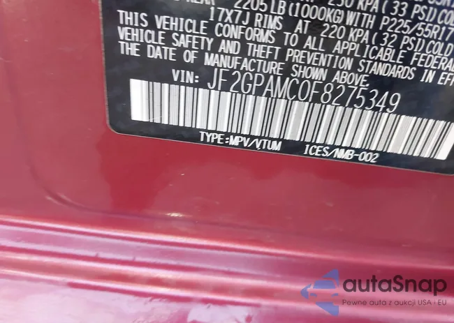 JF2GPAMC0F8275349: 42265204