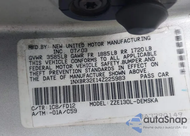 1NXBR32E14Z225983: 42266539