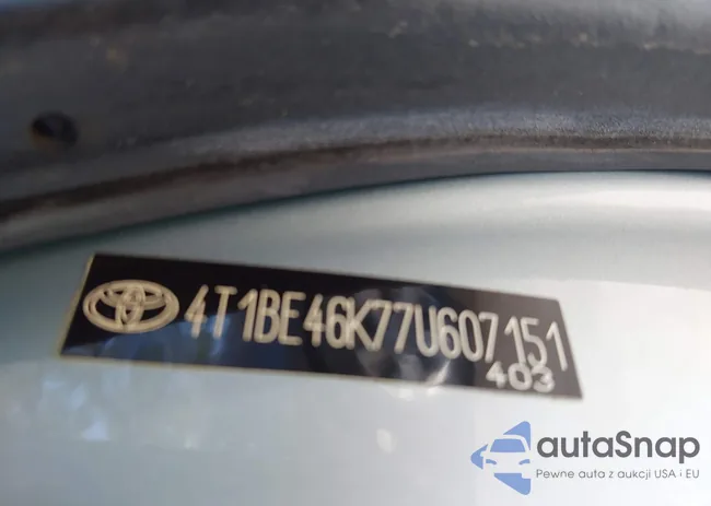 4T1BE46K77U607151: 42266695