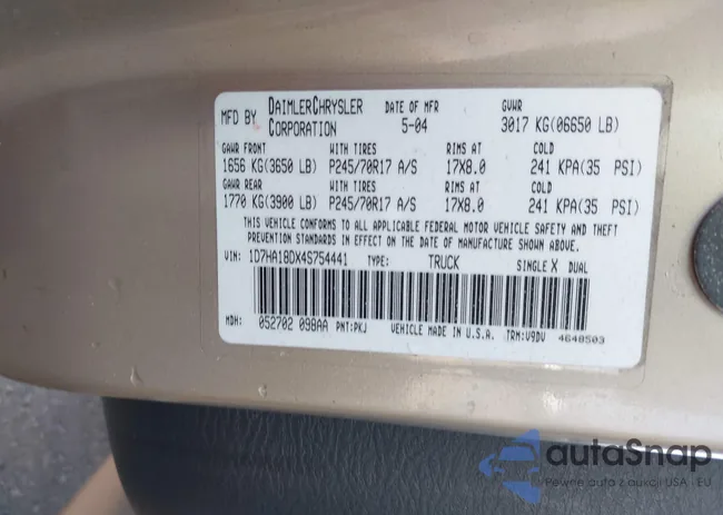 1D7HA18DX4S754441: 42266771